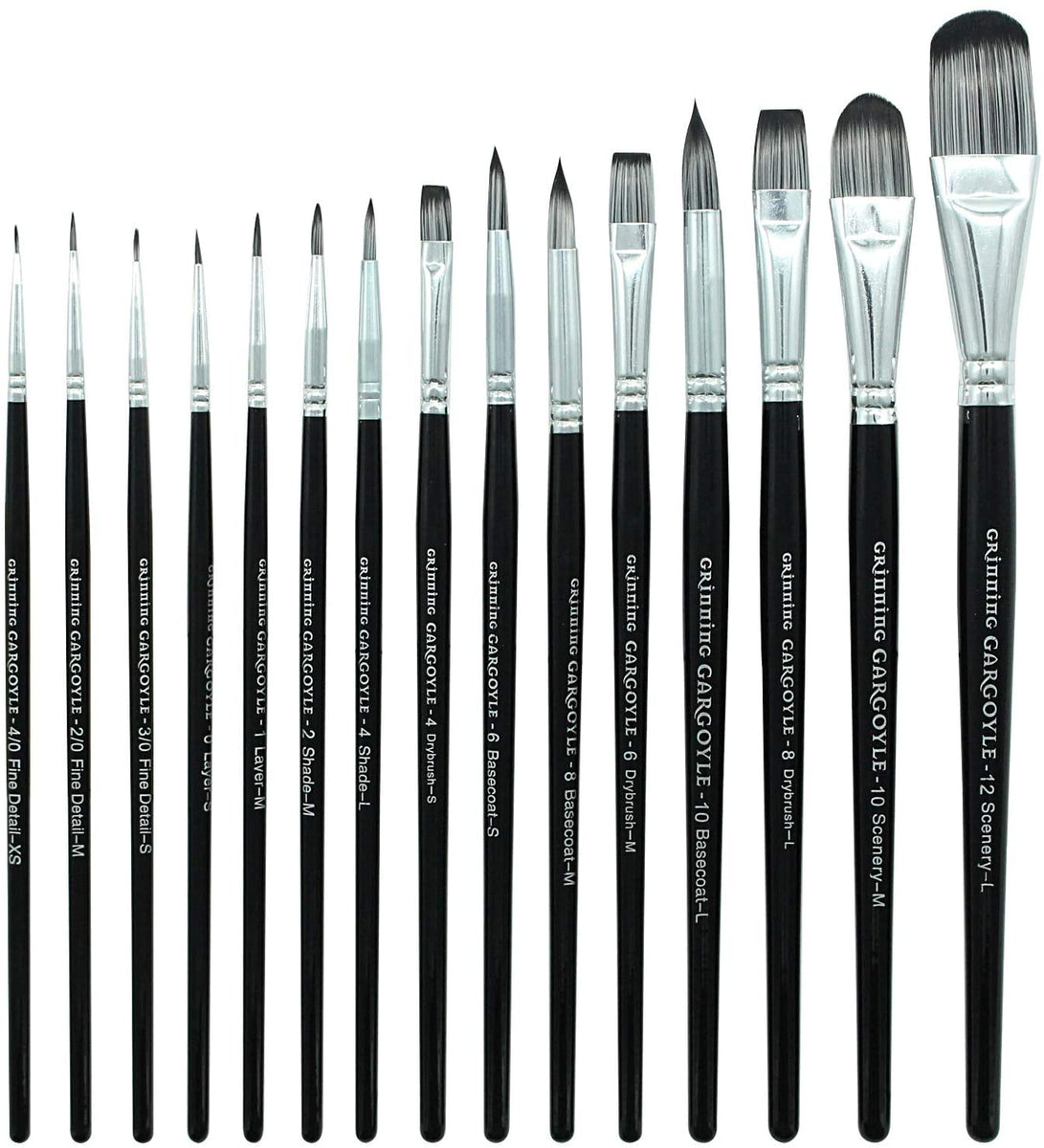 Da Vinci Modeling Brush Set, Black 4 Each