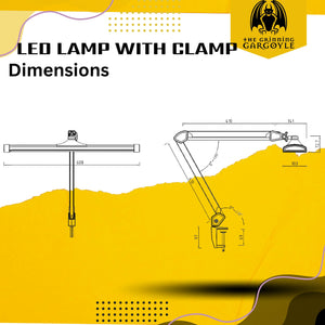 LED Super Bright Hobby Pro Dimmer Lamp - Hands Free Adjustable Perfect for Hobbies - Model Painting - Nail Technician – Desk Lamps - Table Clamp Swing Arm Desk Lamps