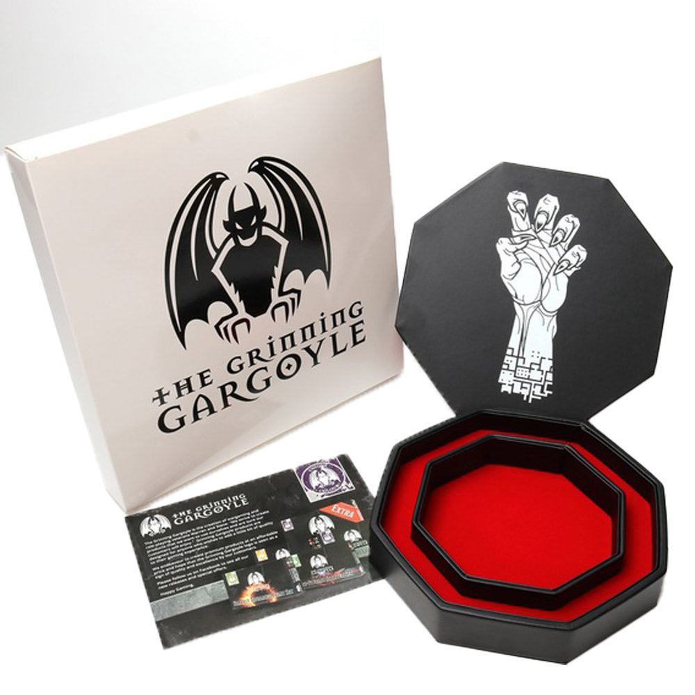 Dice Rolling Tray - Claw of the Ghoul - Delux Octagonal